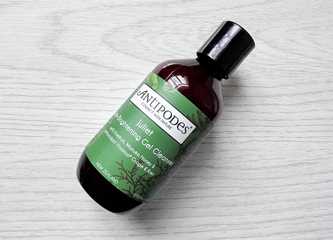 Antipodes Juliet Skin Brightening gel cleanser