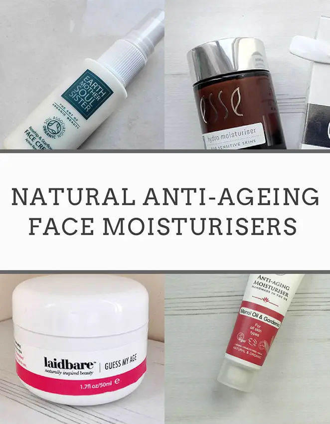 natural anti-ageing face moisturisers