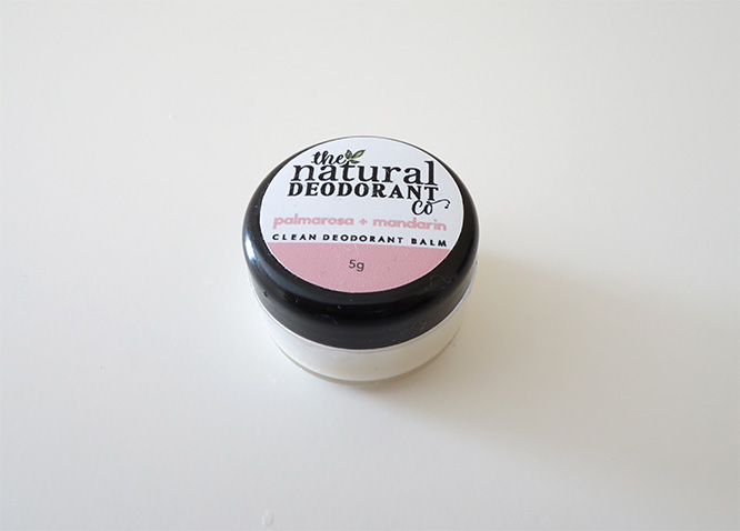 the Natural Deodorant Co sample pot