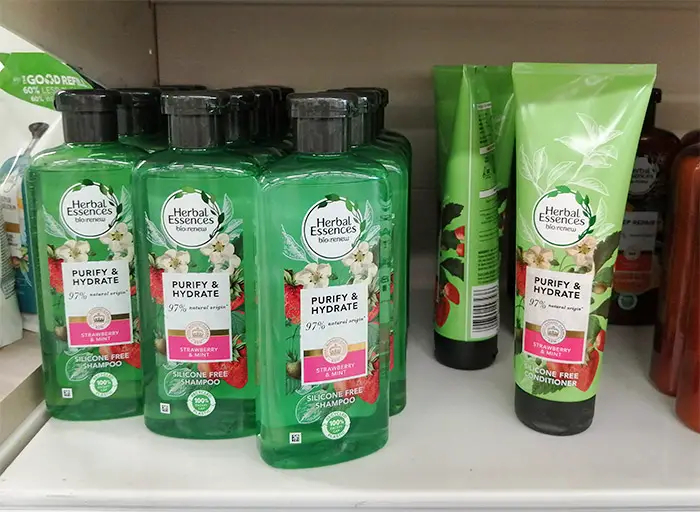 Herbal Essences shampoos