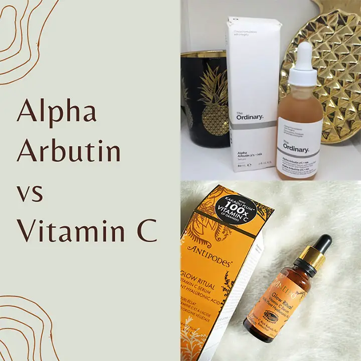 alpha arbutin vs vitamin c