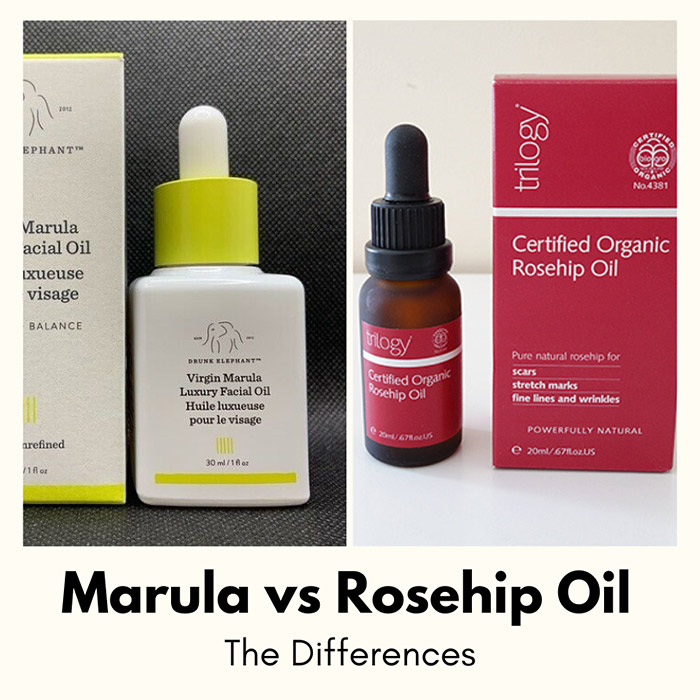 Marula oil vs Rosehip oil - The differences